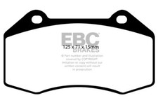 EBC Greenstuff Front Brake Pads for Renault Scenic 2.0 Turbo (2005 > 09)