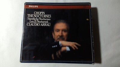 CLAUDIO ARRAU Chopin: The Nocturnes 2cd WEST GERMANY
