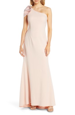 eliza j one shoulder gown
