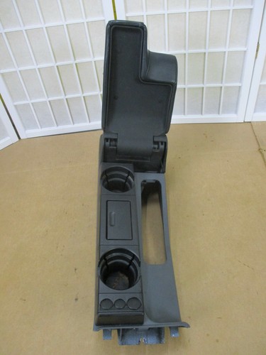 01-06 BMW 325Ci 330Ci E46 cupé NEGRO Y GRIS reposabrazos central consola de almacenamiento - Imagen 8 de 12