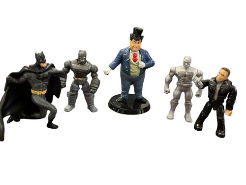 DC Comics Mini Figures 3 Batmans, Penguin, Two-Face 2.75" Tall except Penguin - Picture 13 of 24