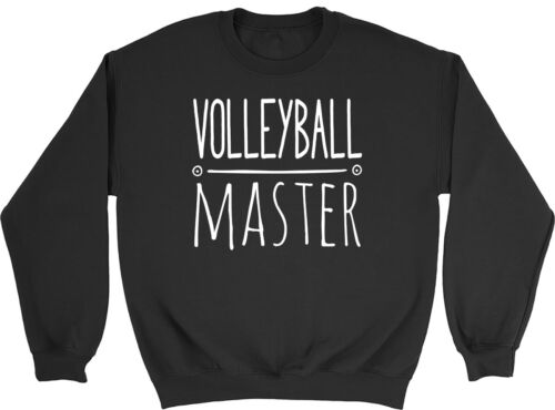Volleyball Master Kids Childrens Jumper Sweatshirt Boys Girls - Zdjęcie 1 z 6