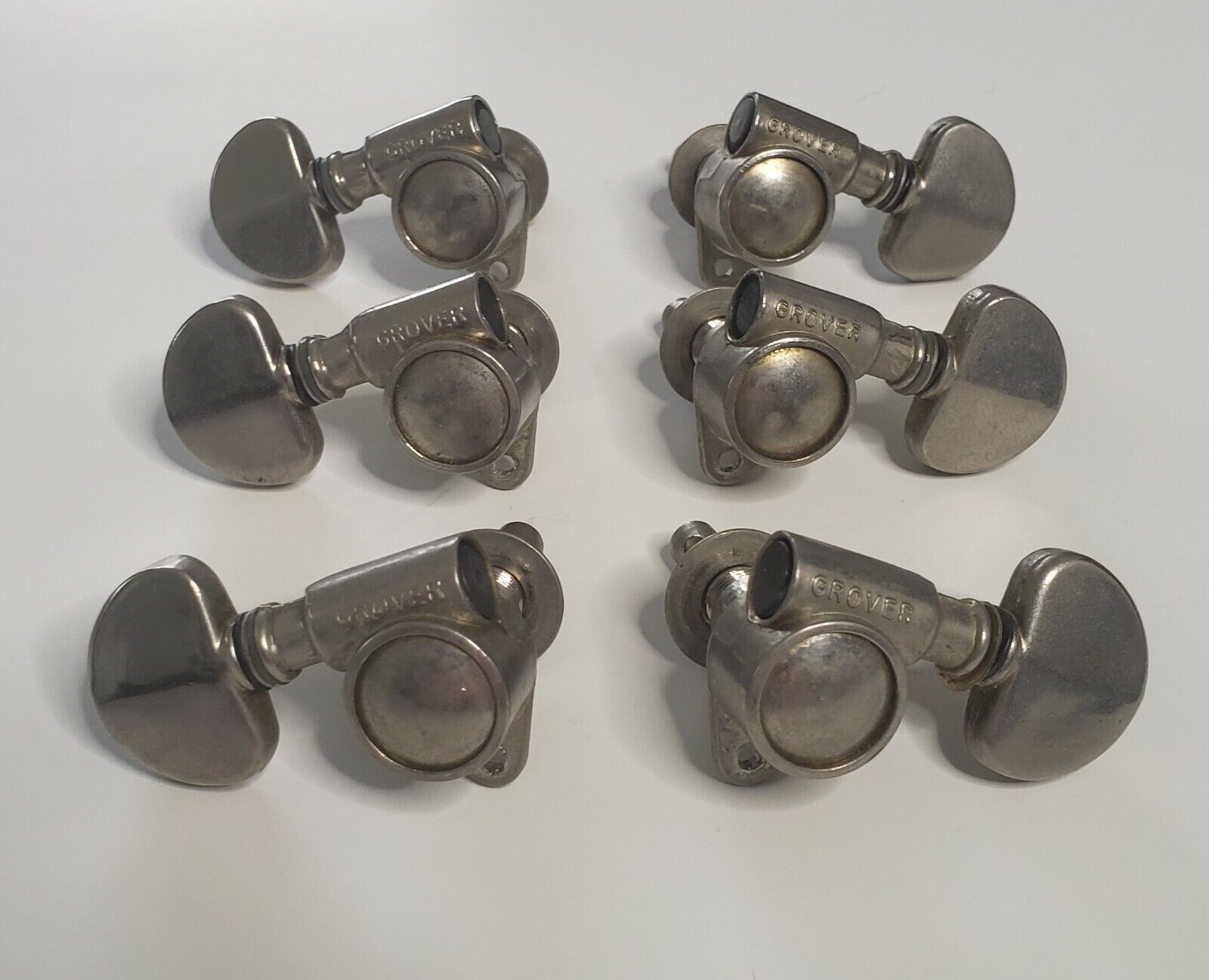 1960-1961 Grover USA Original Vintage Chrome Pat Pend Tuners