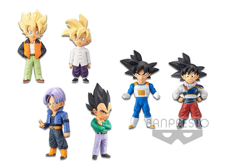 Bandai Dragon Ball Z Anime World Collectable Figure WCF Set of 6