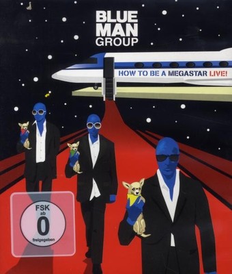 BLUE MAN GROUP ''HOW TO BE A MEGASTAR-LIVE'' BLU- RAY NEU