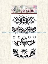 tribal tramp stamp temporary tattoo sticker body art