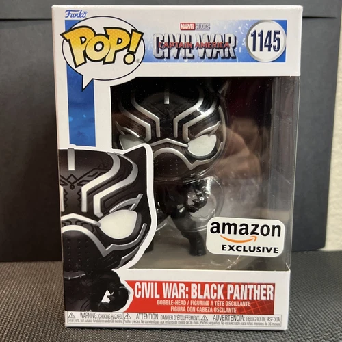 Funko Pop! Civil War Black Panther # 1145 Amazon Exclusive
