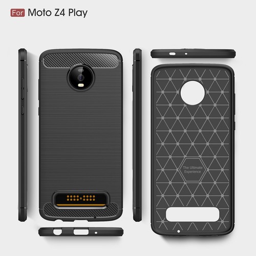 Slim Flexible Shockproof Protective Case Armor For Motorola Moto Z4 / Z4 Play - Picture 2 of 10