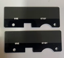 KX-155 KX 155 KX155  pair Faceplate Lens Gray Lenses Replacement King USA