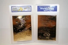 STAR WARS "MILLENNIUM FALCON" WCG GEM-MT 10 "23 KT GOLD CARD! ONLY 10,000!