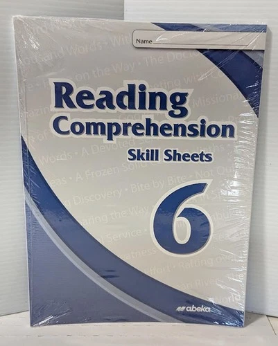 Abeka Reading Comprehension Skill Sheets 6   32203202 Brand New FREE SHIPPING !!