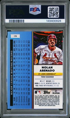 2025 Topps Cosmic Chrome - Nolan Arenado #179 White Hole Refractor 