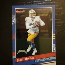 2021 Panini Clearly Donruss - Clearly Retro 1991 Justin Herbert #91-11