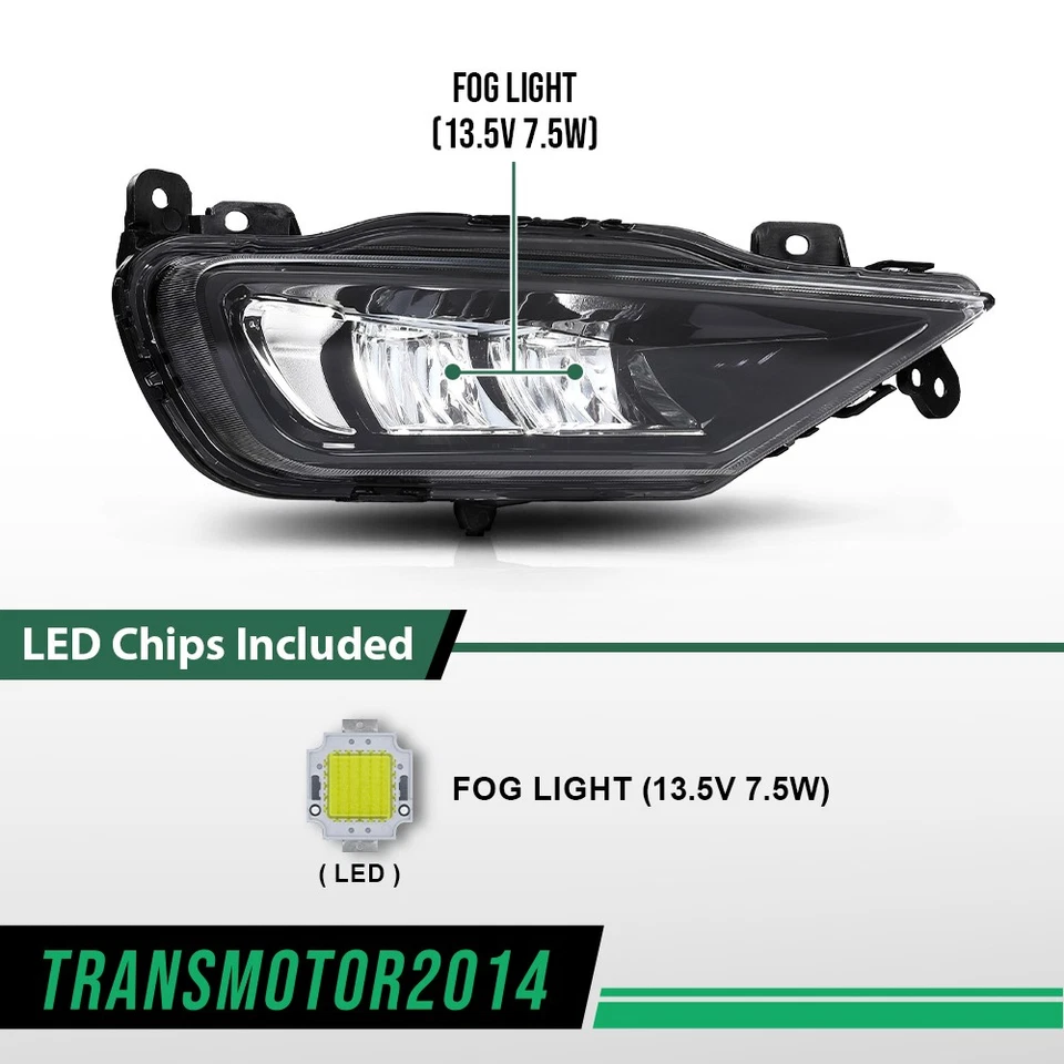 Luz antiniebla LED lado derecho apta para Volvo XC60 XC90 2016-2024 parachoques delantero con bombilla Foto 3 de 4