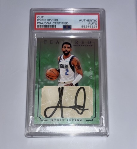 Cut Signature Kyrie Irving Auto 1/1 PSA DNA Authentic Auto