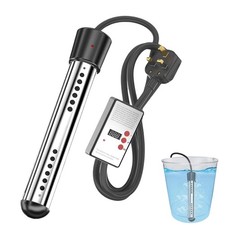 Portable Water Heater 2000W, Fast Heating Swimming Pool with 304 Black