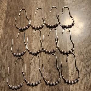 Beaded Shower Curtain Hooks