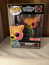 Funko Pop! Guardians of The Galaxy: Rocket #1241 - Target Exclusive Blacklight