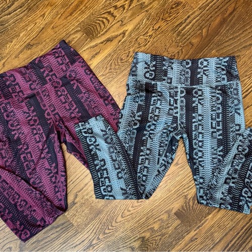 2 pair Women's Reebok Performance Legging High Rise size large