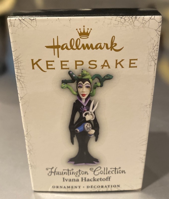 2005 HALLMARK Ivana Hacketoff HALLOWEEN ORNAMENT Hauntington Collection