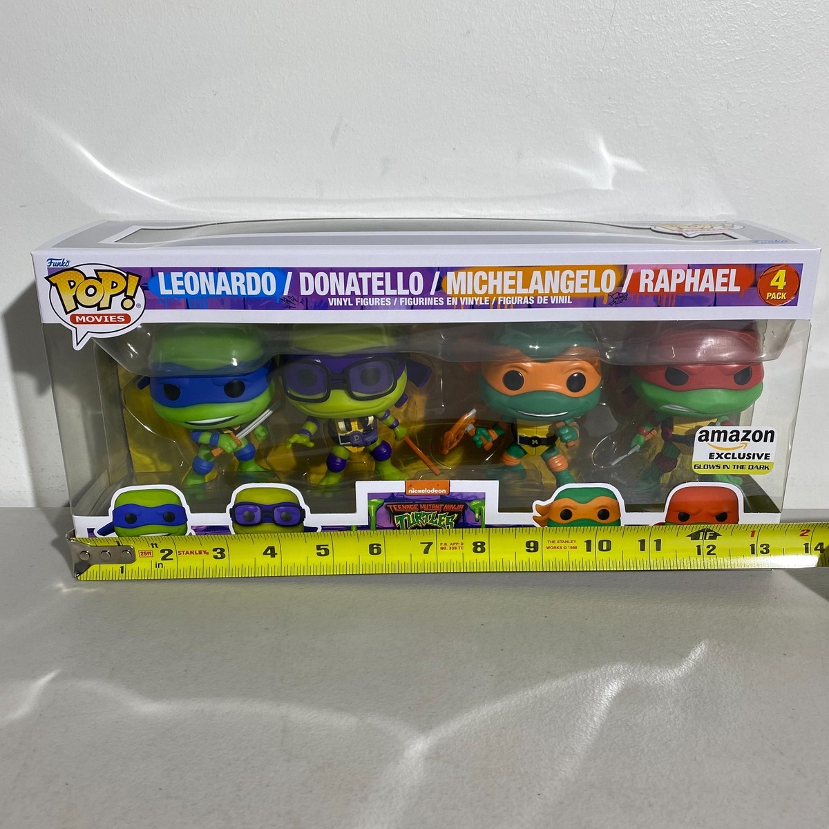 Funko Pop! Teenage Mutant Ninja Turtles Mutant Mayhem 4 Pack