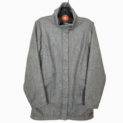 Merrell Women Softshell Dry Wind Jacket Sz S Gray Zip Up Casual Outdoor