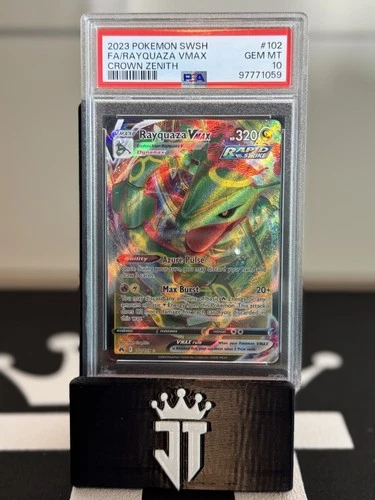 2023 Pokemon Sword and Shield Rayquaza VMAX - Crown Zenith #102 PSA 10