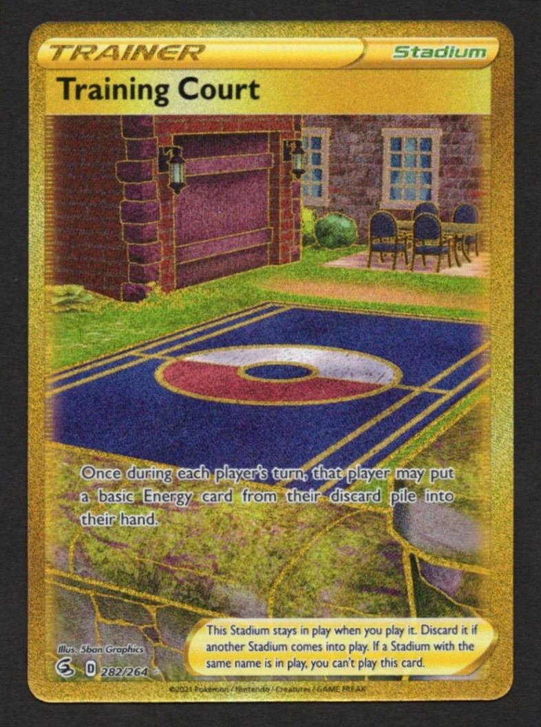 English Pokémon Training Court (Secret) Secret Rare (SWSH08 282/264) NM