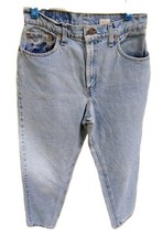 Vtg Levi's 551 Relaxed Fit Tapered Jeans High Rise USA 90s Y2K Sz.8M Light Wash