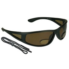 proSPORT Polarized Bifocal Reading Sunglasses Fishing Xtra large Heads, Brown