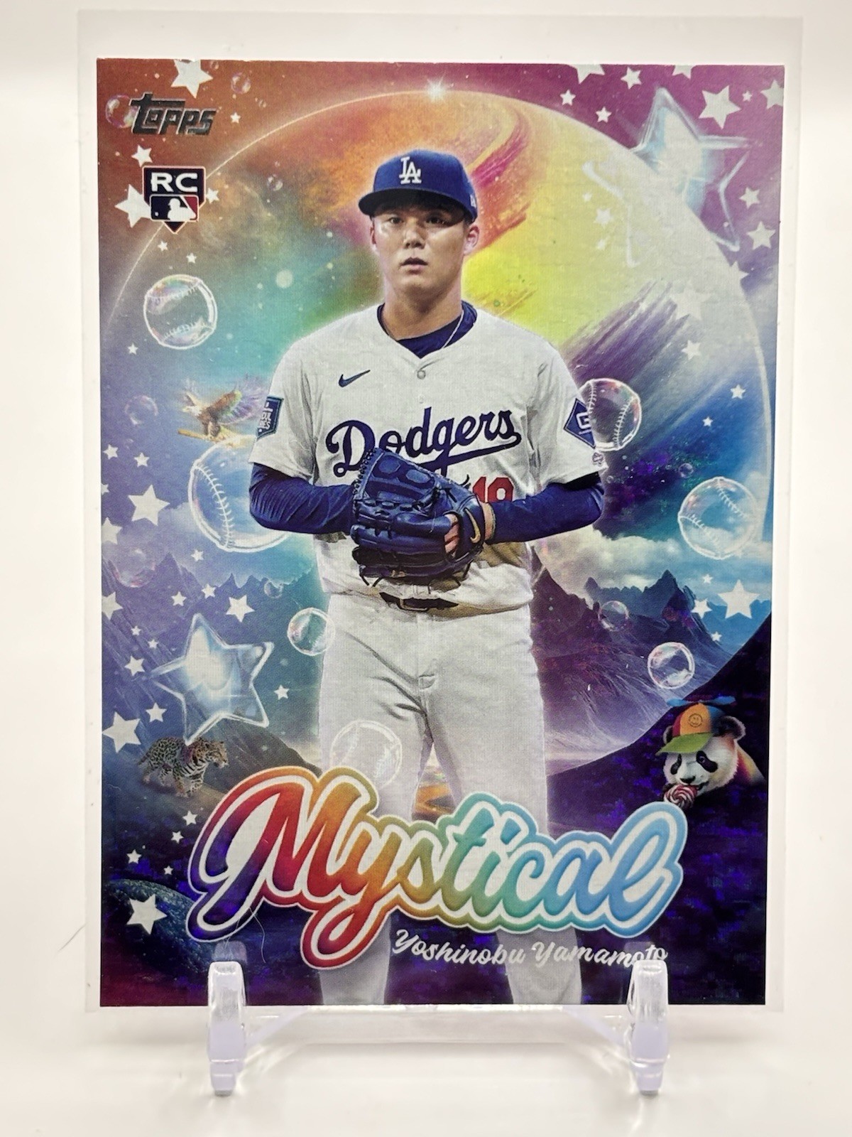 2024 Topps Update Series - Mystical #MYS-13 Yoshinobu Yamamoto (RC) WS Champ