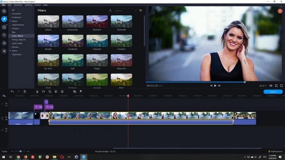 Movavi Video Editor 2026 Lifetime Edit Video AVI WMV MPEG für Windows CD-KEY - Bild 3 von 3