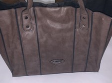 Antonio Basile 1952 grande borsa tote in ecopelle marrone