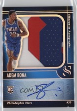 2024-25 Panini Silhouette Holo Silver /25 Adem Bona #SIL-ADM Rookie Auto RC