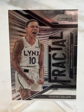Courtney Williams 2025 Panini Prizm WNBA Fractal Insert Card-#6 Minnesota Lynx