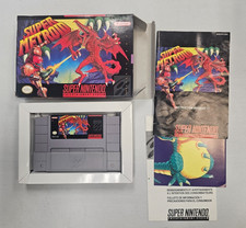 Super Metroid Super Nintendo Complete CIB SNES