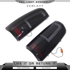 For Chevy Silverado Gmc Sierra 1500 2500hd 3500 2003-2006 Smoke Led Tail Lights