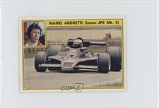 1977 Panini Super Auto Album Stickers Mario Andretti #11 HOF 2em
