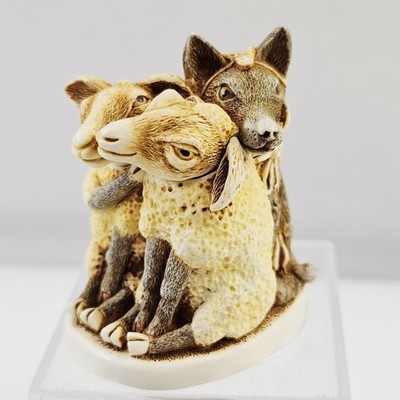 Harmony Kingdom Mutton Chops Wolf in Sheep Skin 1997 Trinket Box Figurine 1997