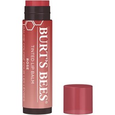 Burt's Bees Tinted Lip Balm Rose, Moisturising 4.25 g (Pack of 1), Rose 
