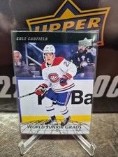 COLE CAUFIELD: 2022-23 Upper Deck Series 2 World Junior Grads