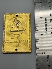 1920s German Gold Tone Award, Wrestlers