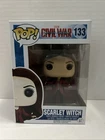 Funko Pop! Marvel Civil War Captain America Scarlet Witch #133 Mint w/Protector!