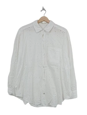 PULL & BEAR Blouse-chemisier Dames Blouse T EU 36 blanc style décontracté - Photo 1/4