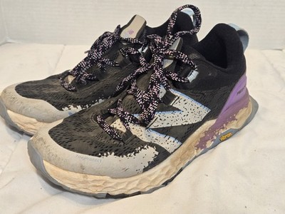 New Balance Fresh Foam Hierro V5 Women Sz 8.5 Black Trail Running Shoes Used