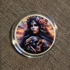 Hayleybug Mint 1 oz Silver Round - Woman Holding Skull #06/10