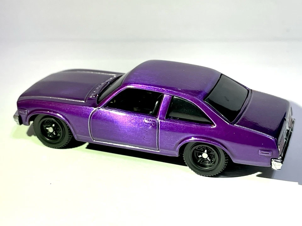 Chevy Nova 1979 Matchbox Spectraflame púrpura hecho a medida 😈😈😈 coche duro Foto 4 de 4