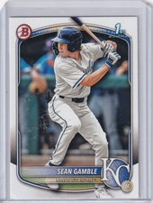 2025 Bowman Draft #BD-178 Sean Gamble - Royals