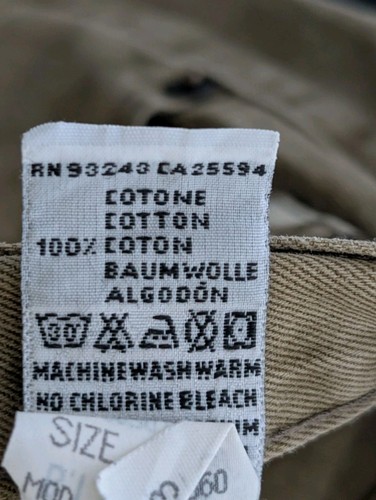 Jeans Diesel Industry RR55 Vintage Marrón 100% Algodón Talla W32 HECHOS EN ITALIA - Imagen 6 de 8
