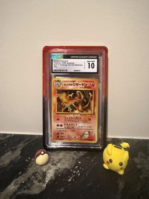 Wizards of the Coast 1999 Blaine's Charizard 2 Gym 2 Japanese Holo CGC 10